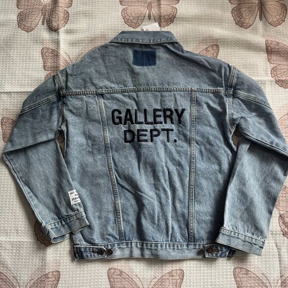 Gallery Dept. Light Blue Lapel Work Denim Jacket - Picture 2 of 11